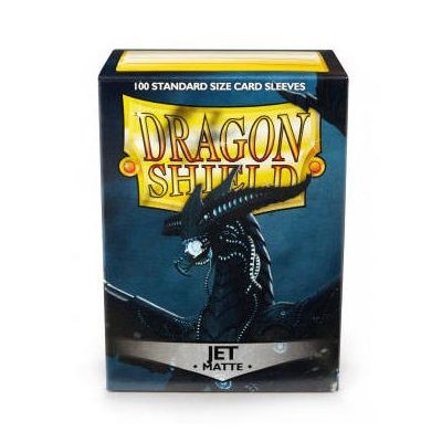 Dragon Shield Matte Sleeves Jet 100CT