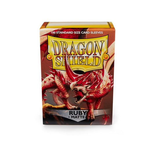 Dragon Shield Matte Sleeves Ruby 100CT