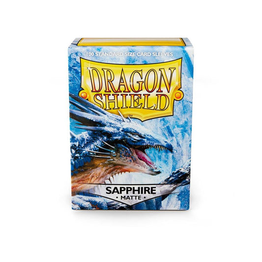 Dragon Shield Matte Sleeves Sapphire 100CT