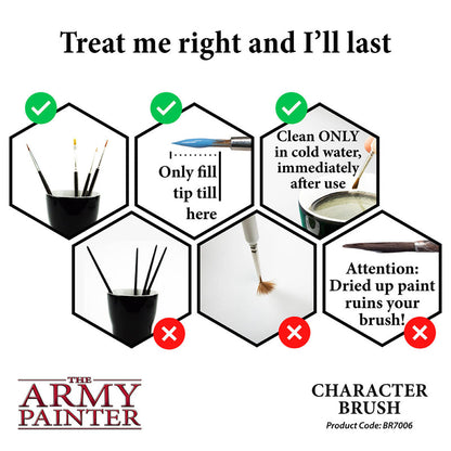 Army Painter - Wargamer: Character Brush