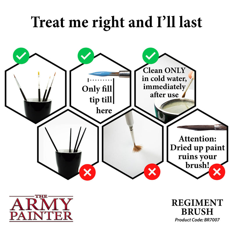Army Painter - Wargamer: Regiment Brush