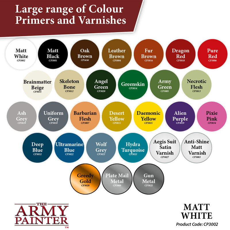 Army Painter Sprays - Colour Primer: Ash Grey