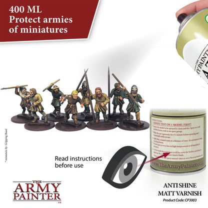 Army Painter Sprays - Colour Primer: Aegis Suit Satin Varnish