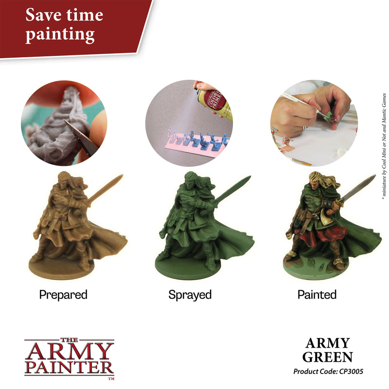 Army Painter Sprays - Colour Primer: Army Green