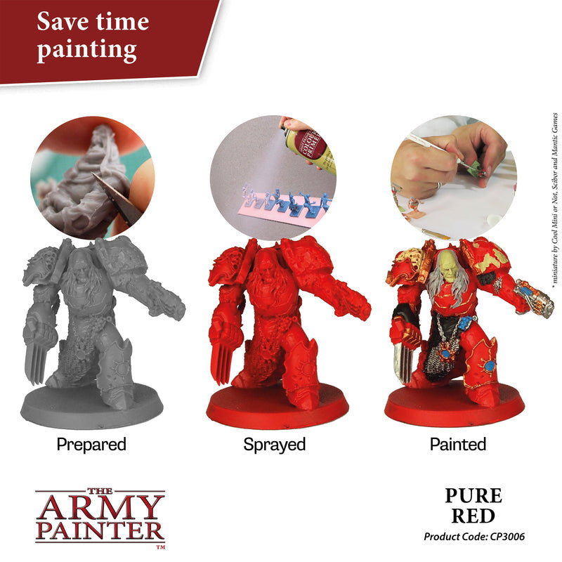 Army Painter Sprays - Colour Primer: Pure Red