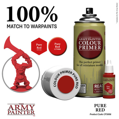 Army Painter Sprays - Colour Primer: Pure Red
