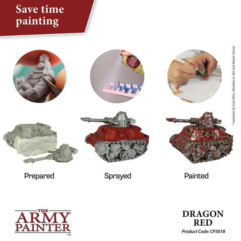 Army Painter Sprays - Colour Primer: Dragon Red