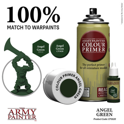 Army Painter Sprays - Colour Primer: Angel Green