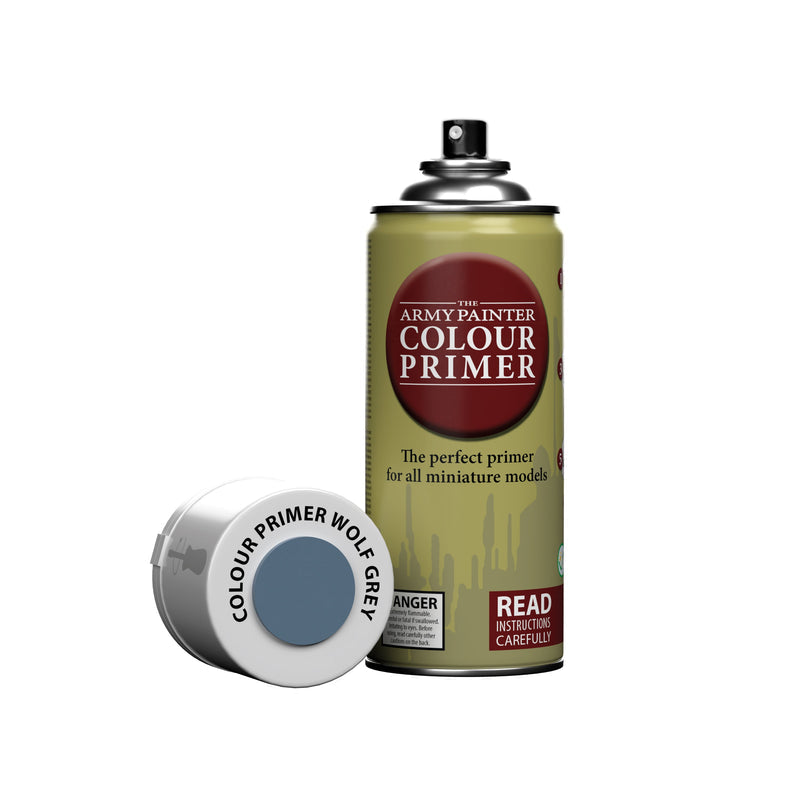Army Painter Sprays - Colour Primer: Wolf Grey