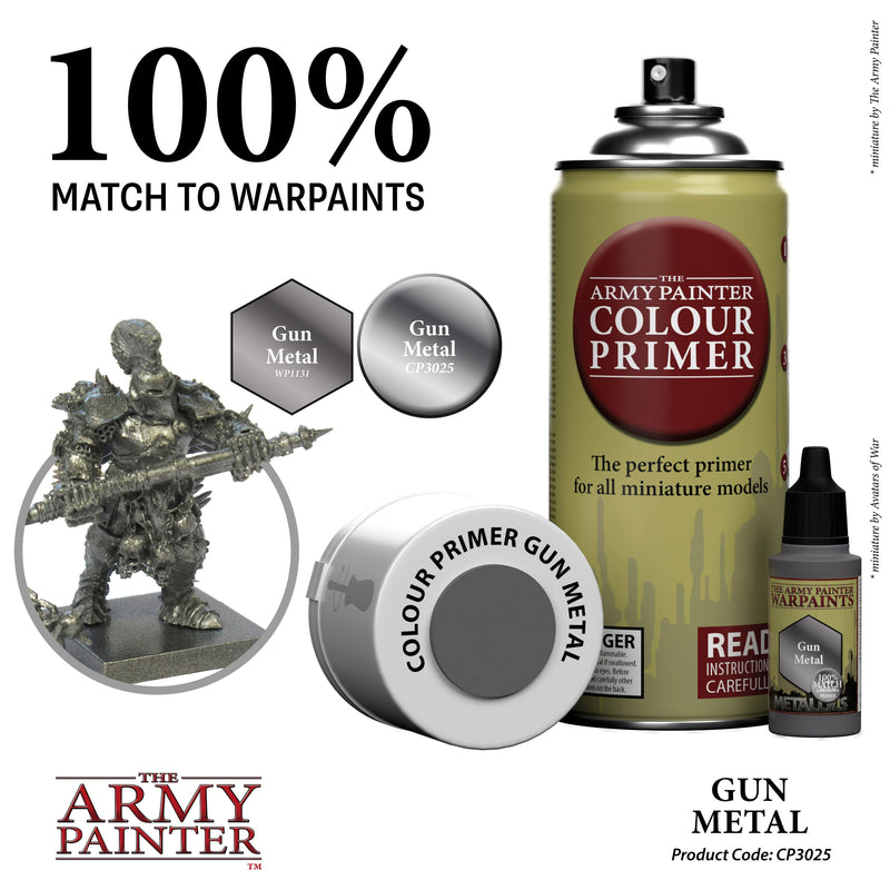 Army Painter Sprays - Colour Primer: Gun Metal