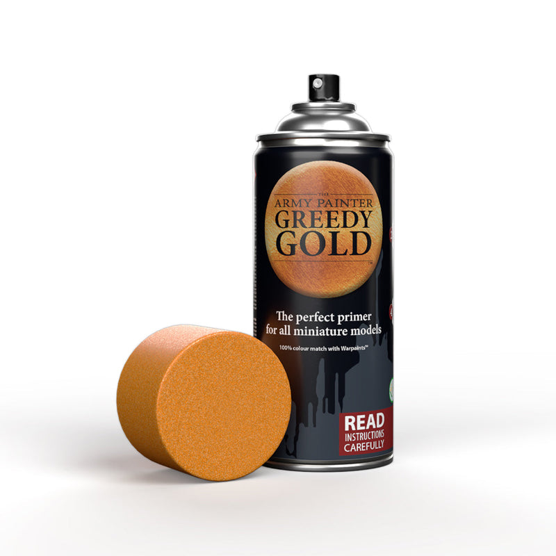 Army Painter Sprays - Colour Primer: Greedy Gold