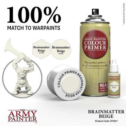 Army Painter Sprays - Colour Primer: Brainmatter Beige
