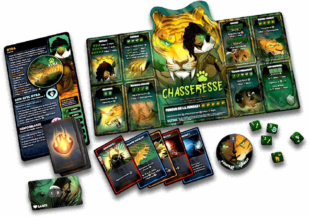 Dice Throne Saison 2 - Tacticien vs Chasseresse (FR)