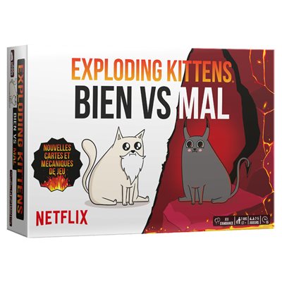 Exploding Kittens - Bien vs Mal (FR)