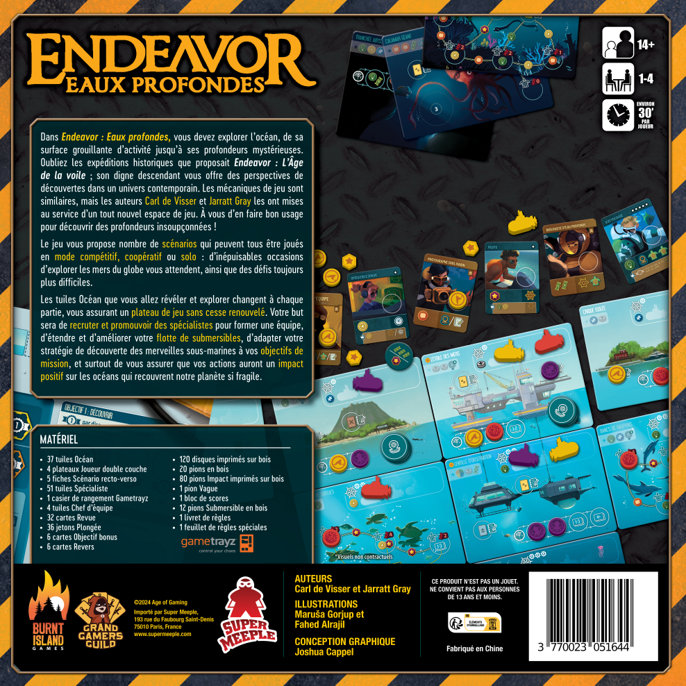 Endeavor - Eaux Profondes (FR)