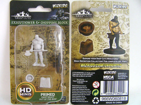 D&D Unpainted - Executioner & Chopping Block
