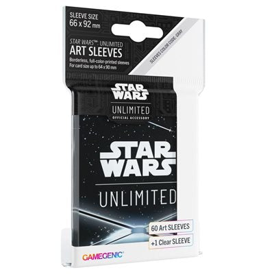 Star Wars: Unlimited - Art Sleeves (Card Back Black)