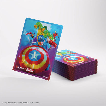 GG MTG Marvel Super Heroes - Captain America Art Sleeves 100CT