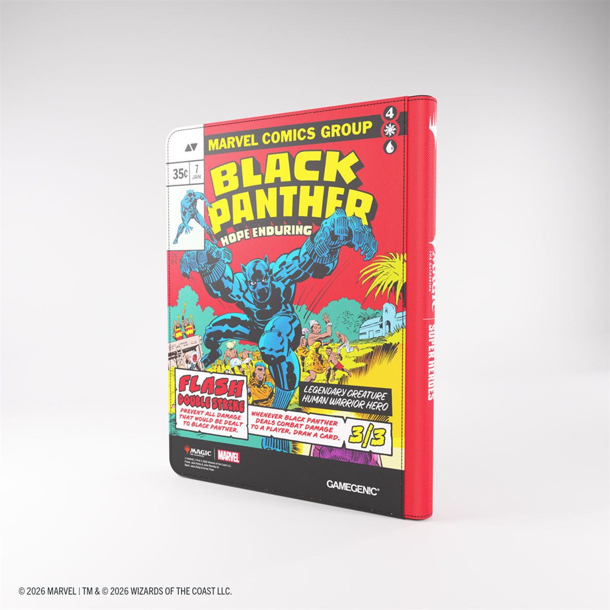 GG Zip-Up Album MTG Marvel Super Heroes - Capt / Black Panther 18-Pocket