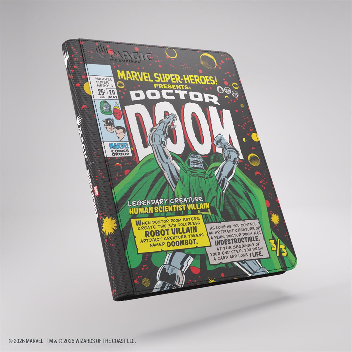 GG Zip-Up Album MTG Marvel Super Heroes - Doctor Doom 18-Pocket