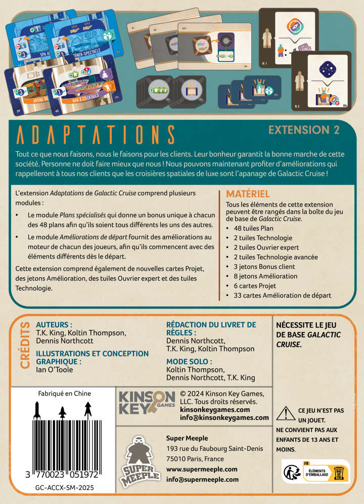 Galactic Cruise - Ext. Adaptations (FR)