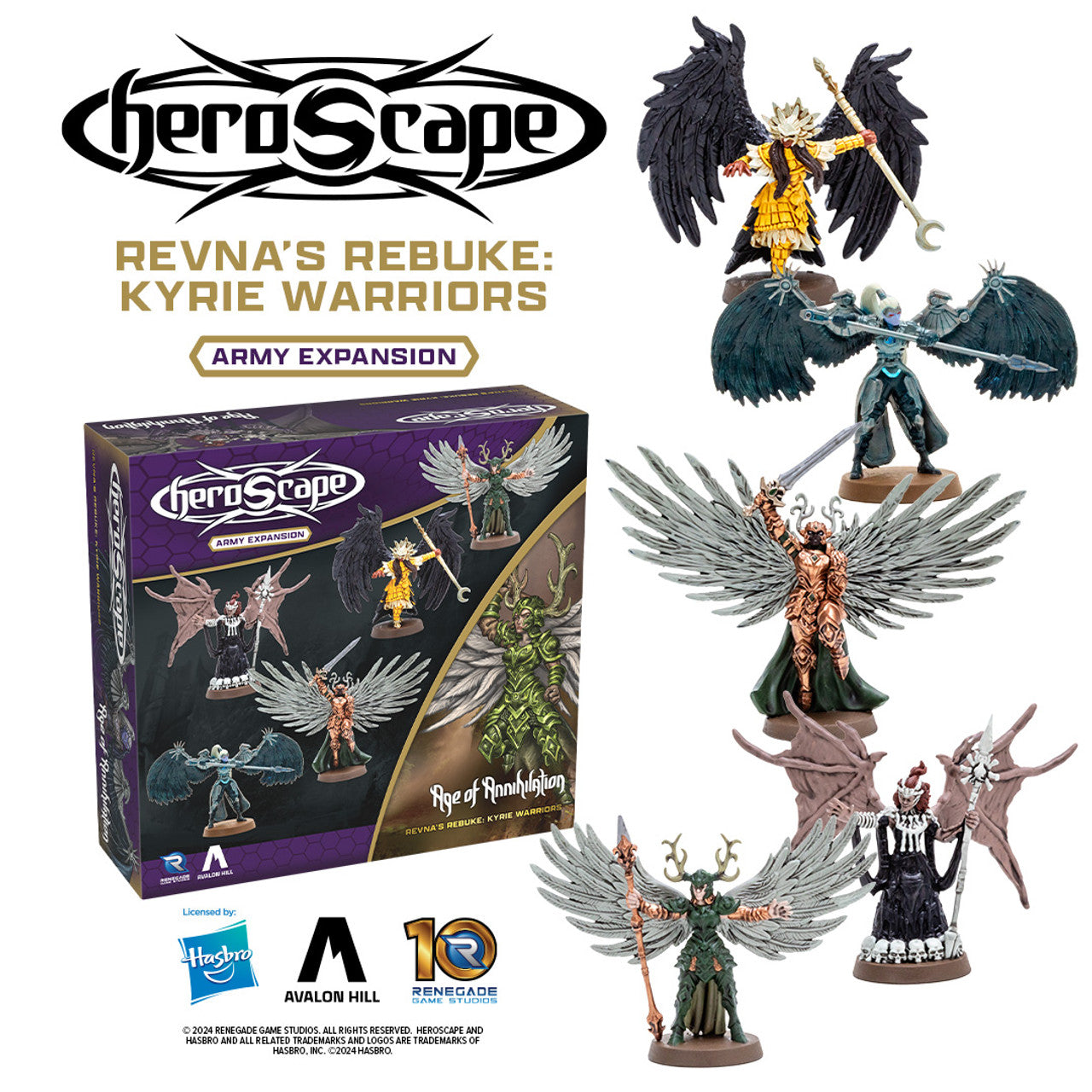 Heroscape - Revna's Rebuke: Kyrie Warriors Army Expansion