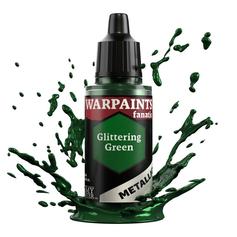 Warpaints Fanatic Metallic - Glittering Green 18ml