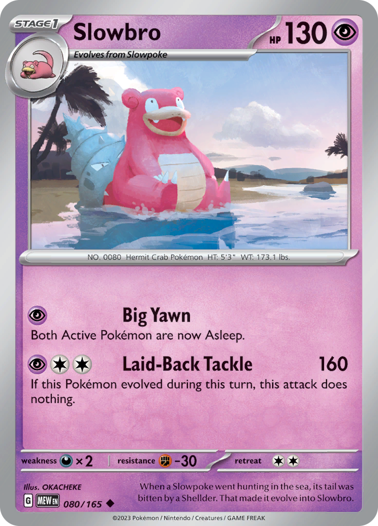 Slowbro (080/165) [Scarlet & Violet 151]