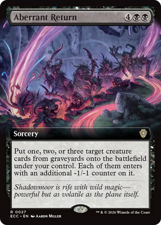 Aberrant Return (Extended Art) [Lorwyn Eclipsed Commander]