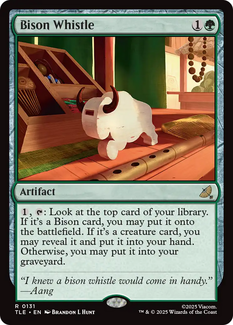 Bison Whistle [Avatar: The Last Airbender: Eternal-Legal]