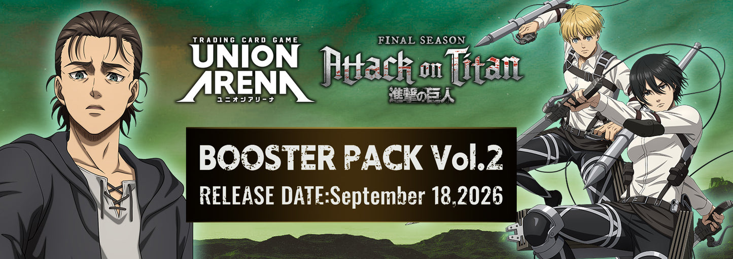 Union Arena Attack on Titan Vol.02 - Booster Box (PRECOMMANDE)