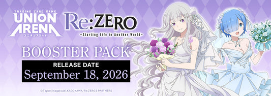 Union Arena Re:Zero Starting Life in Another World - Booster Box (PRECOMMANDE)