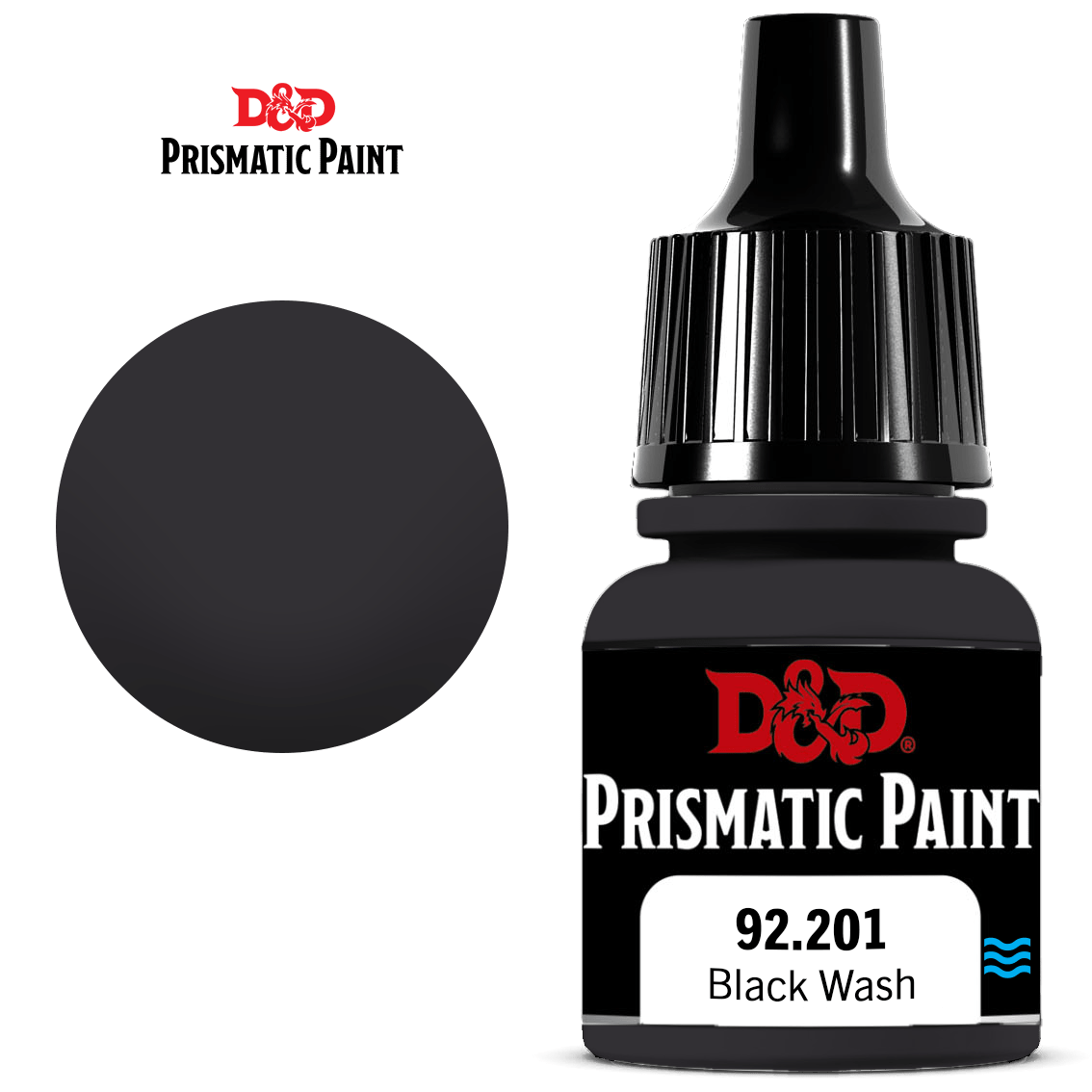 Wizkids D&D Prismatic Paint - Black Wash