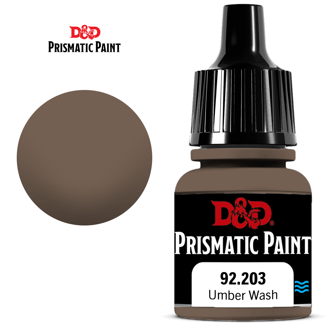 Wizkids D&D Prismatic Paint - Umber Wash