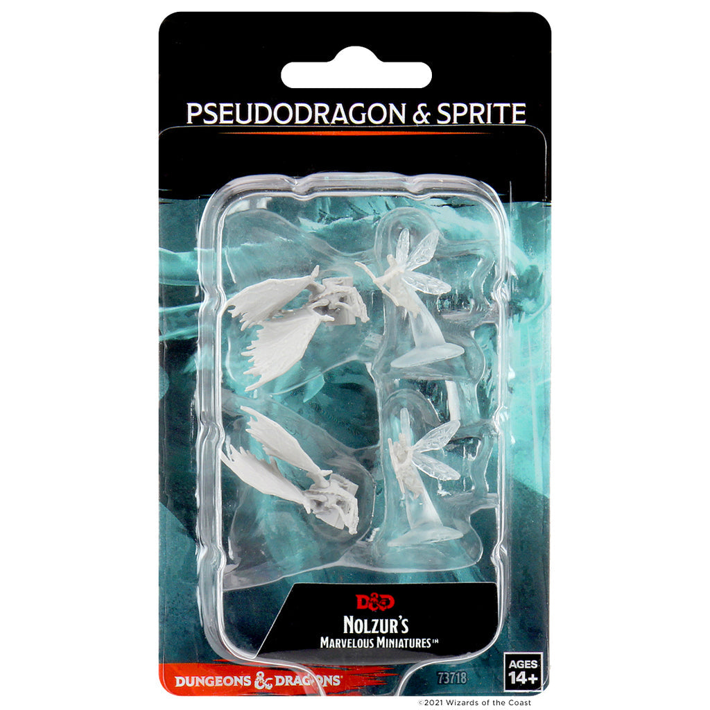 D&D Unpainted - Pseudodragon & Sprite