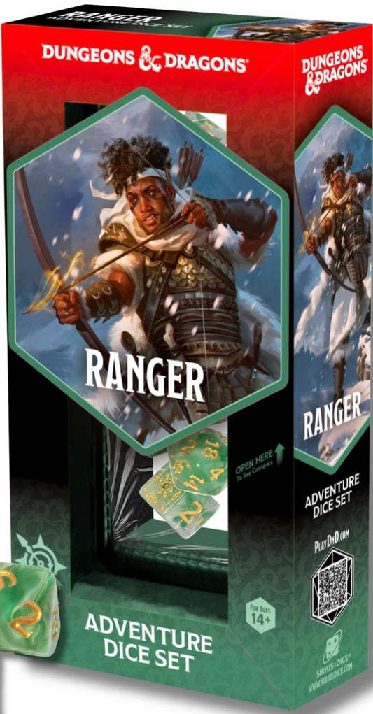 Sirius - D&D Adventure Dice Set: Ranger White/Green
