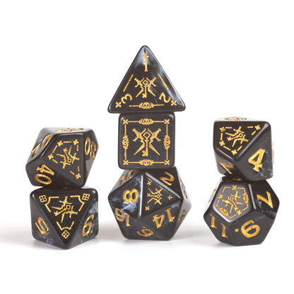 Sirius - D&D Adventure Dice Set: Rogue Black