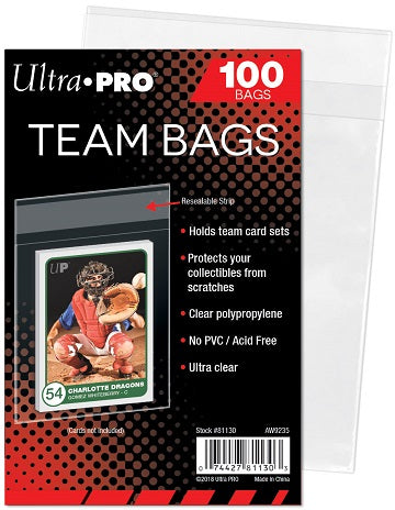 UP Team Bags Resealable 100CT