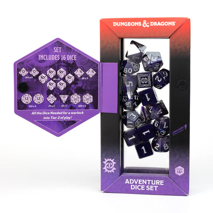 Sirius - D&D Adventure Dice Set: Warlock Purple