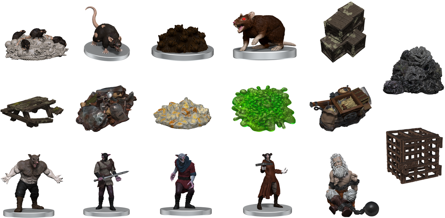 D&D Icons of the Realms - Adventure in a Box: Wererat Den