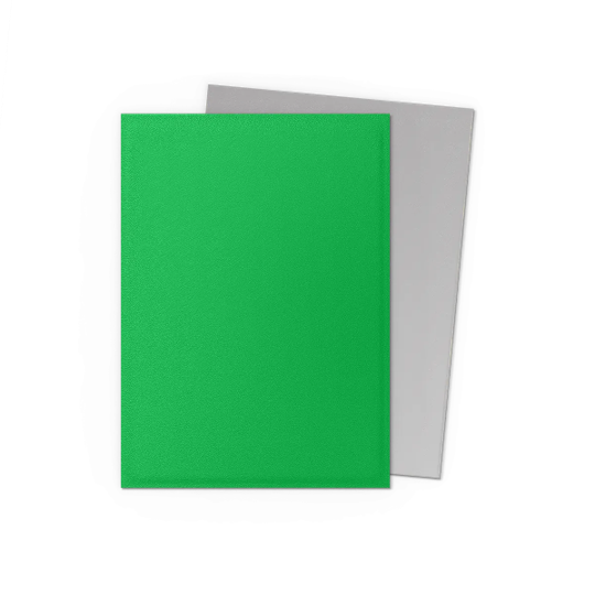 Dragon Shield Dual Matte Sleeves Apple Green & Silver 100CT