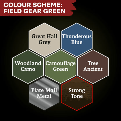Combat Se7ens - Field Gear Green Paint Set