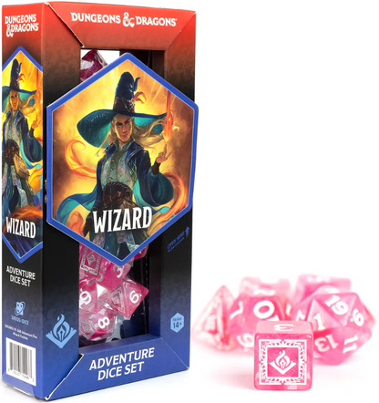 Sirius - D&D Adventure Dice Set: Wizard Fuchsia