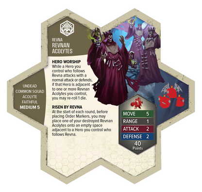Heroscape - Boiling Tension: Revnan Acolytes and Grave Grim