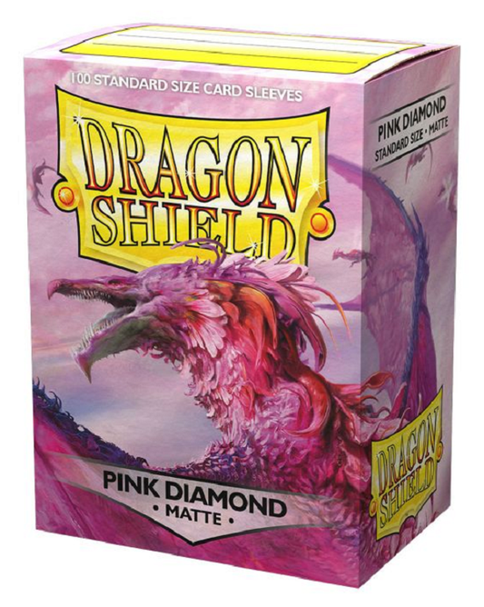 Dragon Shield Matte Sleeves Pink Diamond 100CT