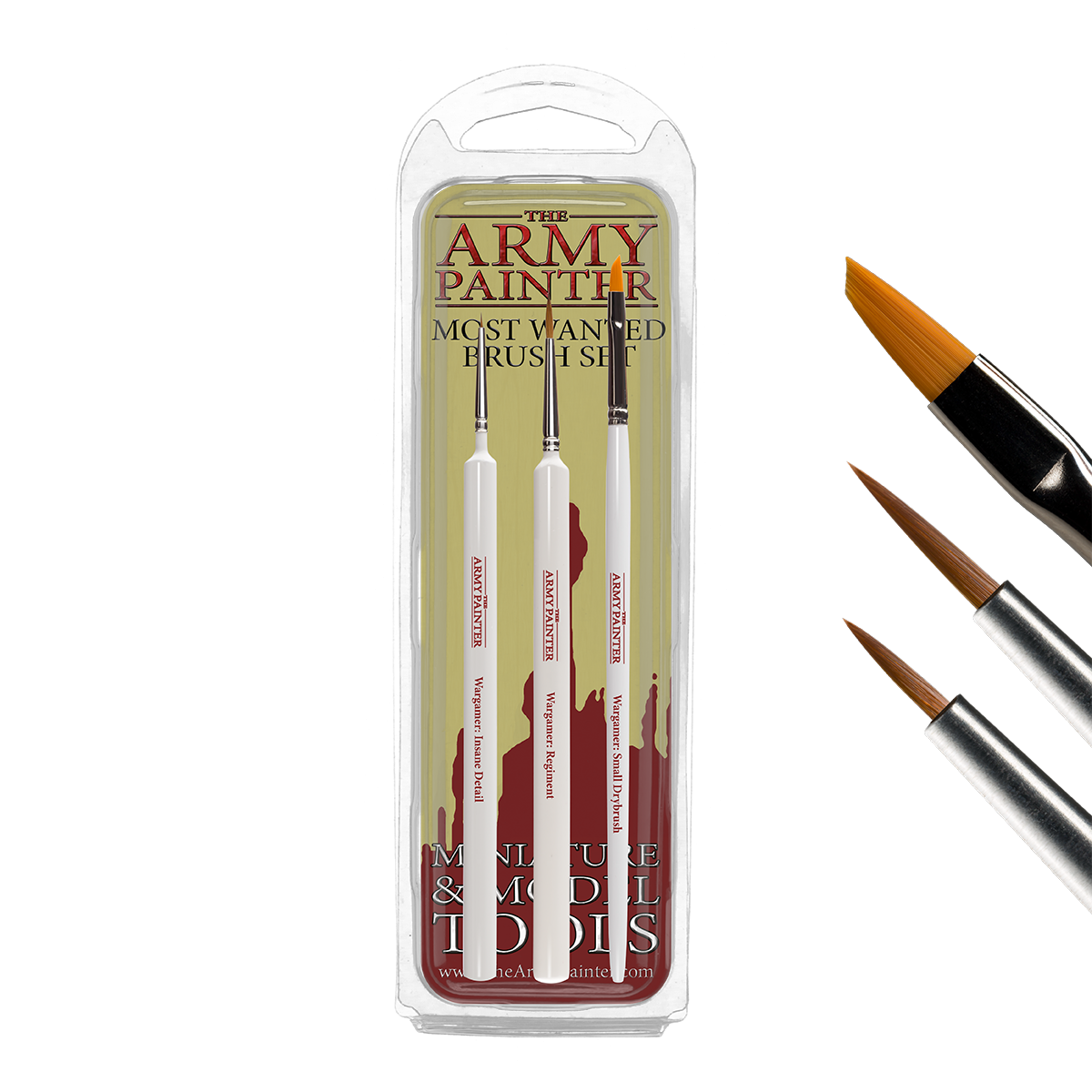 Army Painter Tools - Most Wanted Brush Set