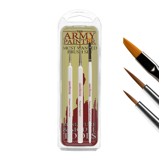 Army Painter Tools - Most Wanted Brush Set