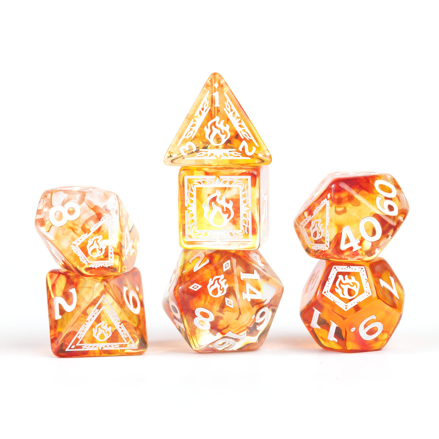 Sirius - D&D Adventure Dice Set: Sorcerer Orange