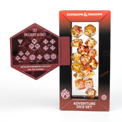 Sirius - D&D Adventure Dice Set: Sorcerer Orange