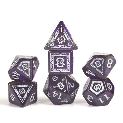 Sirius - D&D Adventure Dice Set: Warlock Purple